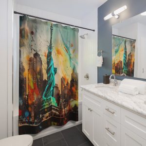 Lady Liberty Shower Curtains