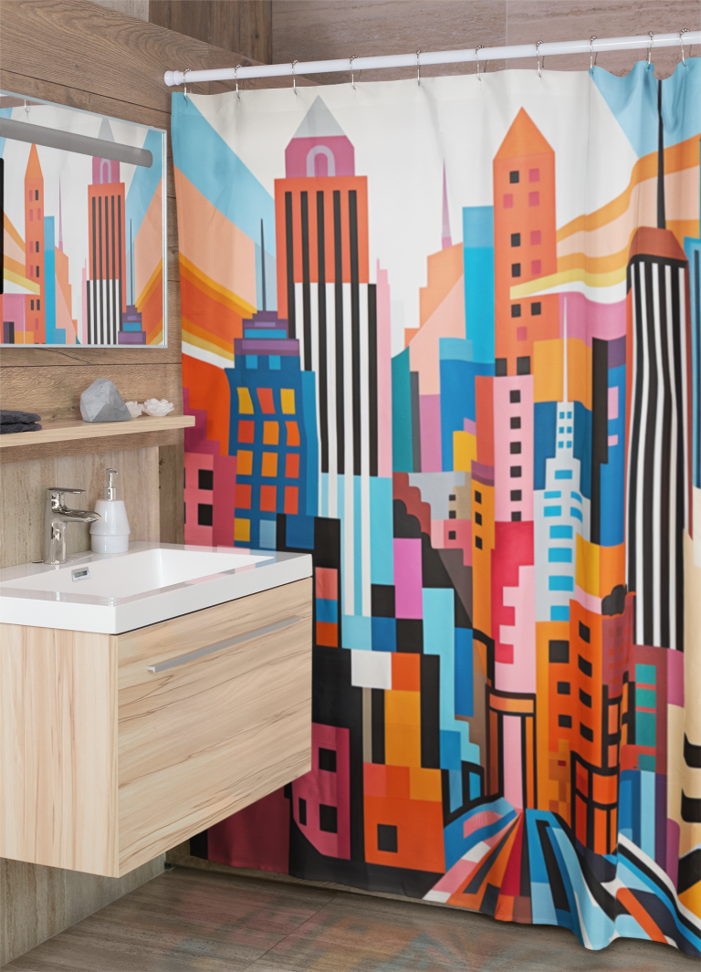 NYC Skyline Shower Curtain