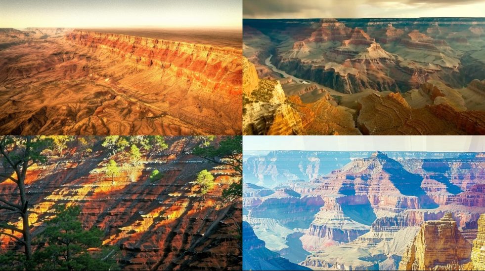 A breathtaking sunrise over Grand Canyon National Park